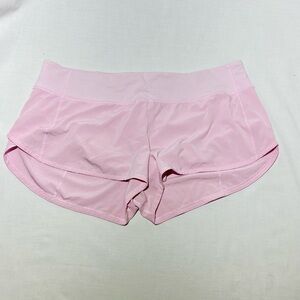 Lululemon Pearl Pink Speed Up Shorts Size 12